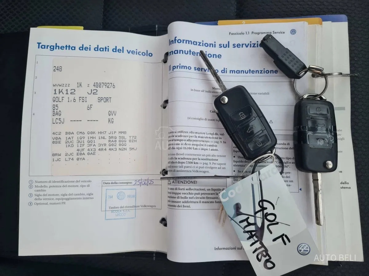 Volkswagen Golf 5 1.6 fsi (2005) - slika 25